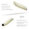 20PCS 3cm 1g Leurre de Pêche Asticot Larve Appâts Souples Vers Appâts de Pêche