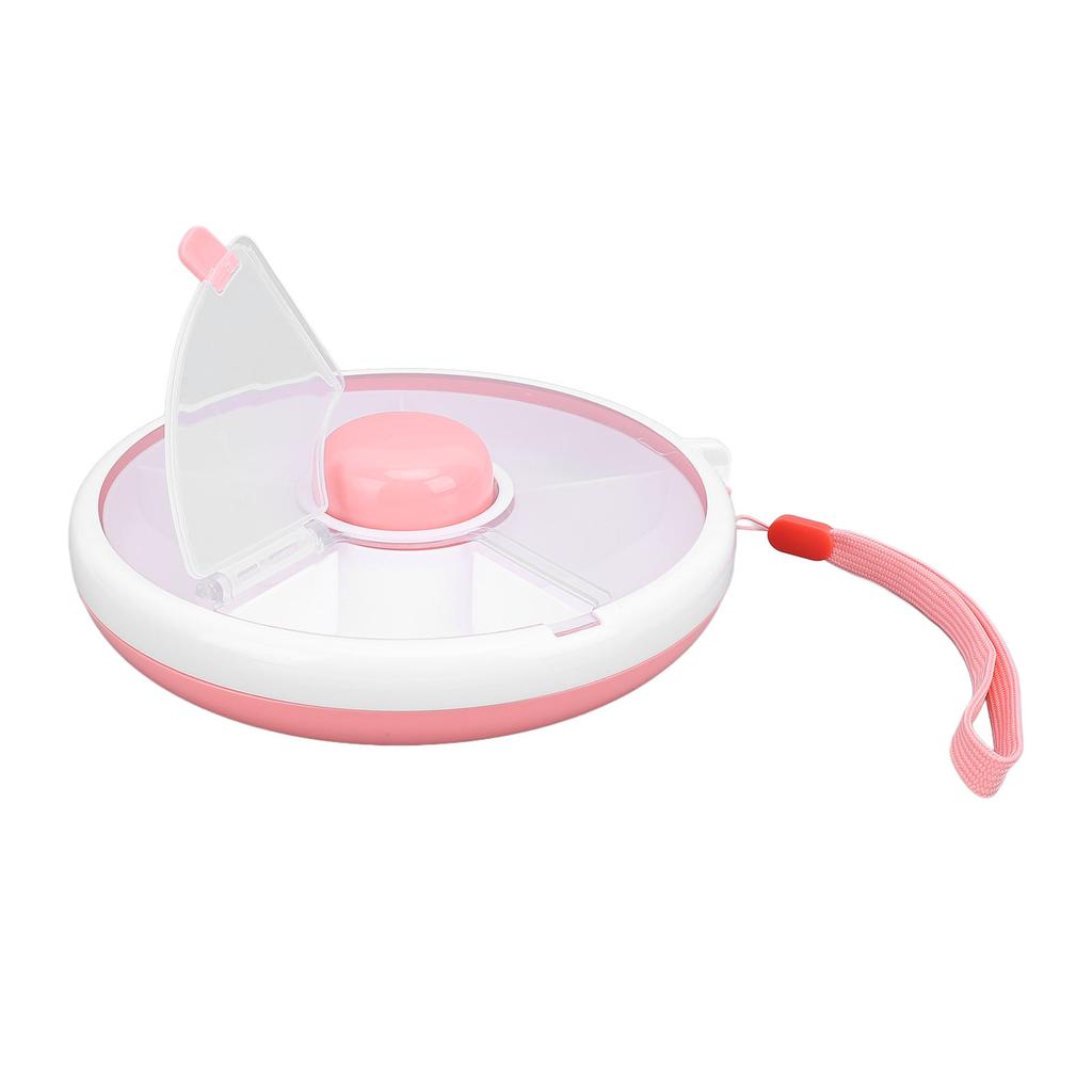 360 Degrees  Rotating Snack Container Large Capacity Sealing Kids Fruit Storage Box Bundle with Lid for