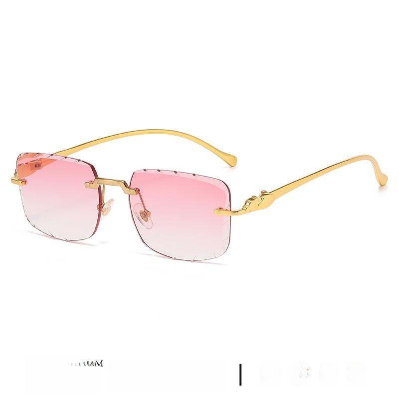 Leopardo Square Sunglasses For Men And Women With Metal Frame And Pc Lenses For Travel