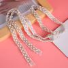 1 Yard DIY Handmade Lace Pearl Ribbon Tape Trim Decoration Clothes Accessories #3