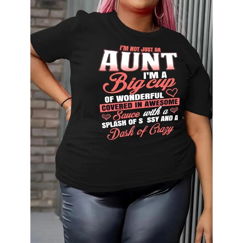 Spring Summer Letter 3D Printing Niche Design Short Sleeved T-shirt Women Casual Loose Plus Size Tops