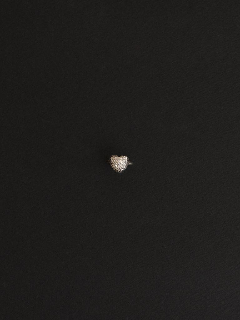 The Part Of [Silver 925] Sparkling Sand Heart Ring