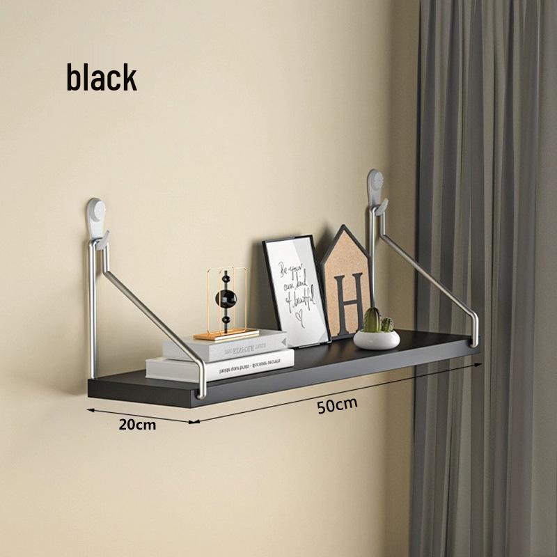 Punch-Free Wall-Mounted Shelf for Bedroom, Living Room & Router Storage