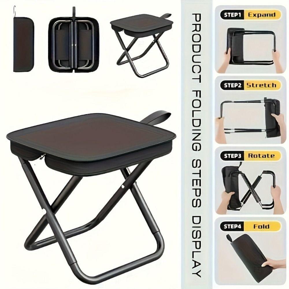 Multifunctional Camping Stool Ultra Light Backpack Stool Outdoor Chair Picnic Hiking Travel