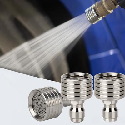 High Pressure Water Gun Interface Washing Nozzle 0.4mm 1/4 Quick Connect Car Wash Sprayer Stainless Steel Shower Blades