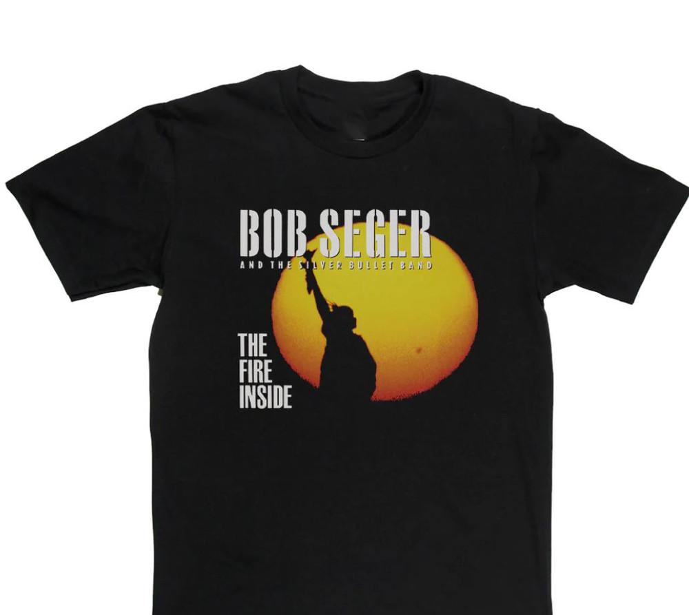 Bob Seger The Fire Inside T-Shirt Unisex Full Size S To 5XL SB280 Unisex T-Shirt XL