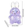 Cartoon Cute Rabbit Fidget Toys Soft Glitter Bunny Squeeze Stress Easing Toy Party Gift For Kids Adults Office Desktop Decor