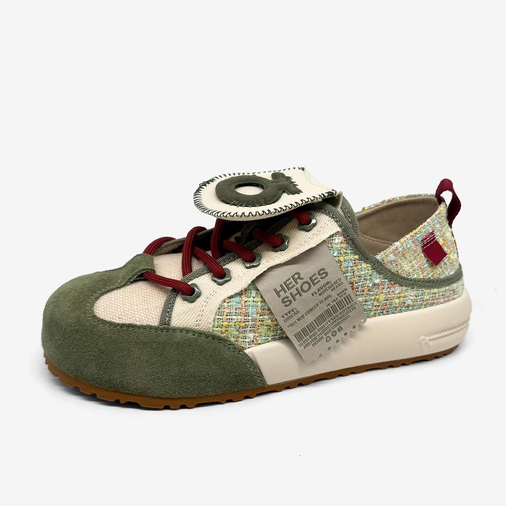 Shoes and Shoes New Men's and Women's Same Thick-soled Woven Breathable Heightening Thick-soled Casual Board Shoes