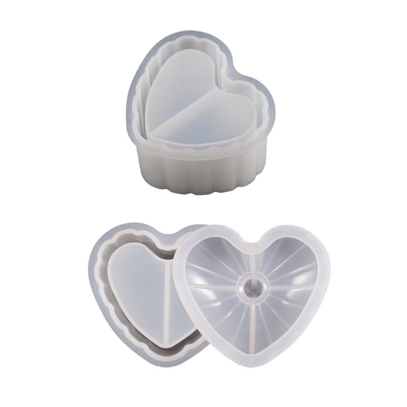 Candle Cup Jar Storage Box Container Molds Storage Box Mold Silicone Mold Epoxy Resin Trinkets Holder Home Decoration