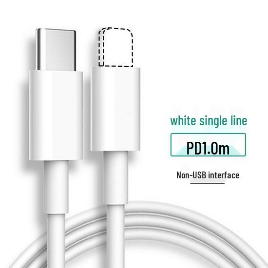 Apple 12W PD Fast Charging Cable for iPhone 14/13/12/8 and iPad, In Stock for Quick Delivery