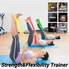 Yoga Pilates Portable Resistance Band Long Training Stretch Bands For Physical Therapy Lower Body Home Strength Elastic Exercise