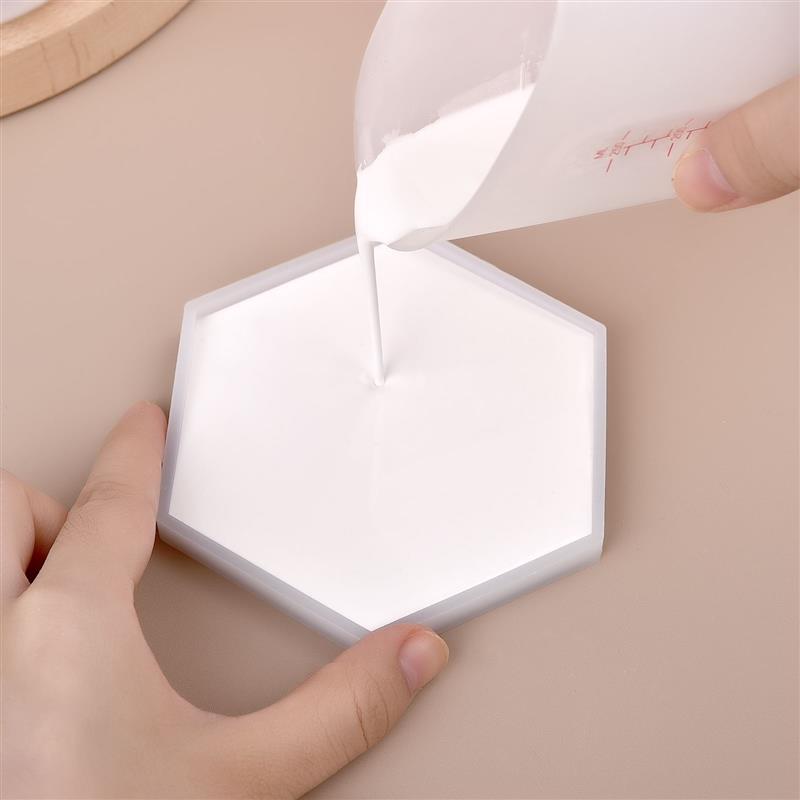 Pottery Tools Silicone Measuring Cups DIY Resin Glue Tools Cup for Making Handmade Craft Nonstick Silicone Mixing Cup