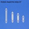 Nylon Double-Head PCB Isolation Column & Wire Clamp, LCF Type, 1000 Pcs