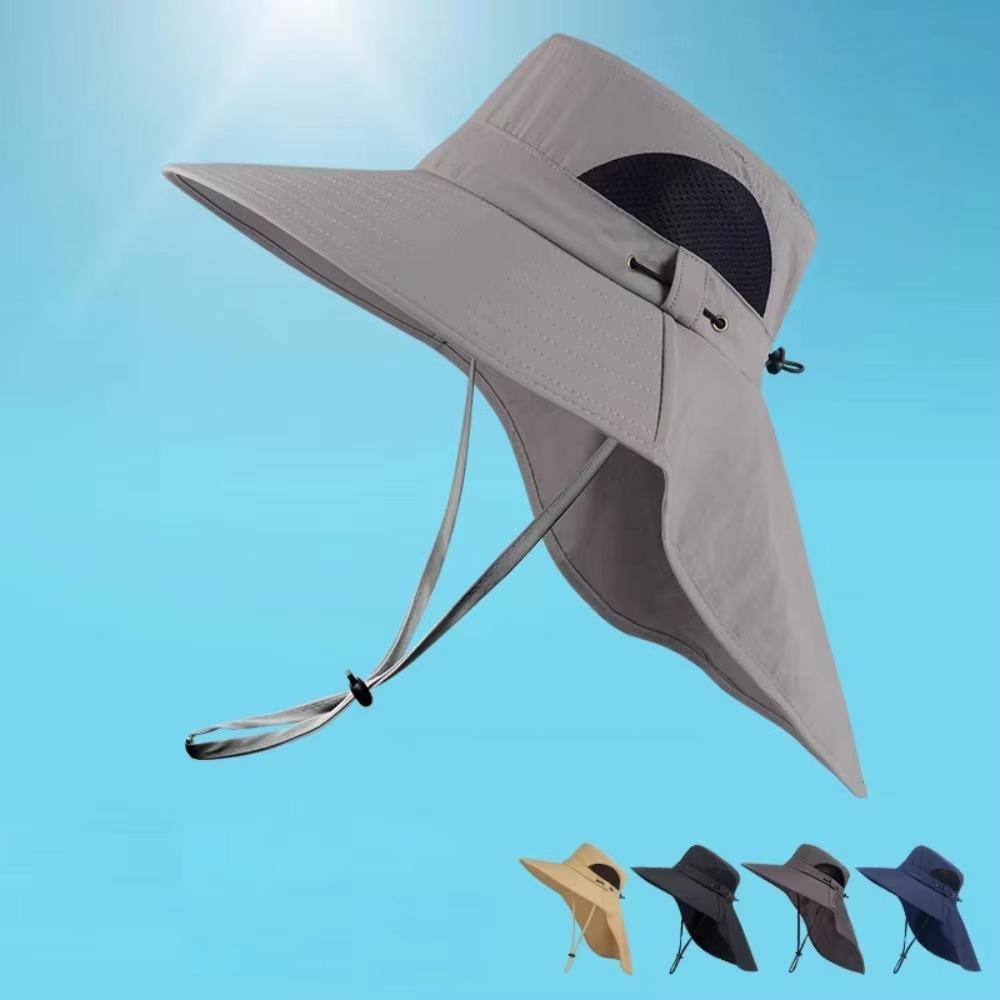 Wide Brim Bucket Hat Sunscreen Sun Hat Fishing Caps Fisherman Hat  Travel