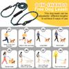 Dog Leashes, 1-pull 2-P Leashes, Double-pull Dog Walking Leashes, Pet Leashes, Small, Medium and Large Pet Gardening