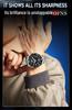 OFNS Men's Rotating Bezel Quartz Watch: 3D Numerals, Waterproof, Steel Strap, Ideal for Business & Commuting
