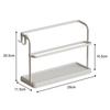 Drain Tray Bottle Drying Rack Ample Storage Space Carbon Steel Material Easy To Clean Efficient Drainage System