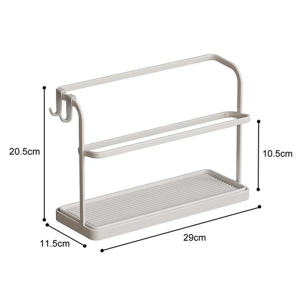 Drain Tray Bottle Drying Rack Ample Storage Space Carbon Steel Material Easy To Clean Efficient Drainage System
