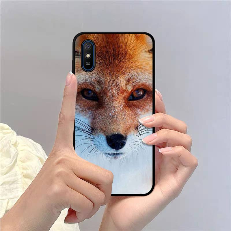 Cute Fox In Autumn Leaves Fores Phone Case For Redmi 9A 8A 7A 7A 7 6A 5A 5 Plus 4X S2 GO K20 K30 6 Note 8 9 Pro Cover