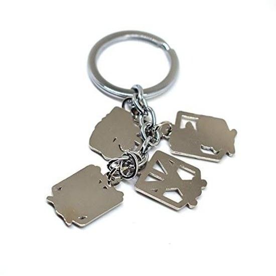 Formemory Attack on Titan merchandise Survey Corps Wings Freedom tools keychain anime keyring accessories bag pendant fashion lightweight stylish gift