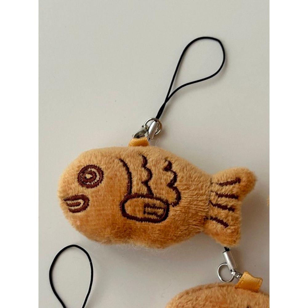 Elegant Table Bungeoppang Keychain 2 Types of Ring Selection Cute Doll Keychain Winter