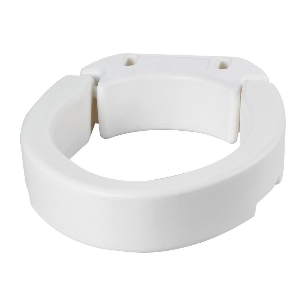 Raised Toilet Seat, 136.1 kg Load Capacity, 88.9 mm Lift Height, Commode Elevated Toilet Seat Riser with Enlarged Opening for Seniors, Elderly,