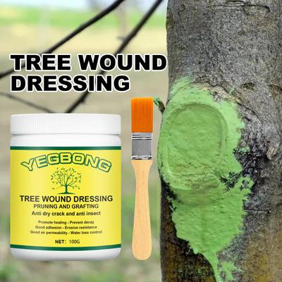 Pruning Grafting Sealant,Bonsai Cut Paste Tool Multipurpose Garden Tree Wound Sealer with Brush for