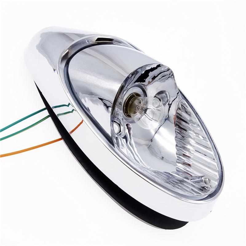 1 st Universal Motorcykel Baklykta Körljus Röd LED Bromsindikatorlampa Passar till Suzuki Kawasaki Honda Yamaha