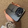 Laser gauge cross phone case suitable for iPhone 17 16 15 14 13 12 11 Pro/ Max /Plus anti-fall and shockproof back cover