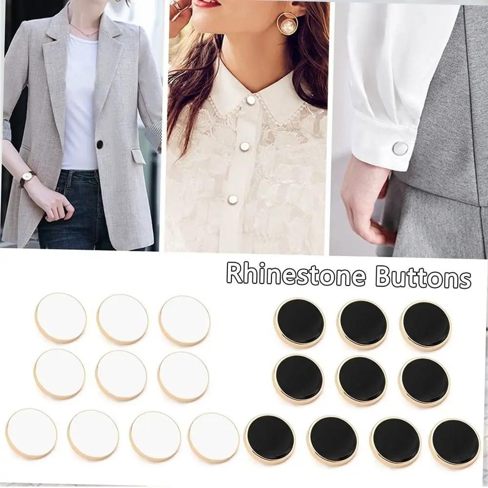 10Pz Accessori di Cucito di Lusso Cucito per Abbigliamento Accessori per Cappelli e Copricapi Bottoni Metallici