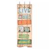 VidaXL Porte-manteau mural avec 6 crochets 120 x 40 cm LIVE LIFE