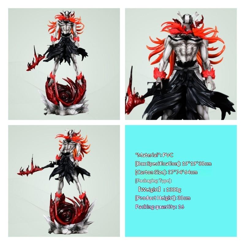30cm Bleach Kurosaki Ichigo Hollowfication Ulquiorra Cifer Einfache Edition Anime Figur Modell Statue Sammlung Schreibtisch Geschenke