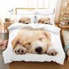 2014 Cute dog Bedding Set Single Twin Full Queen King Size Pet dog Bed Set Teenager Bedroom Duvetcover Sets 3D Print 031