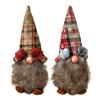 Christmas Tabletop Playful Decor Featuring Eyecovered Faceless Doll With Gloves