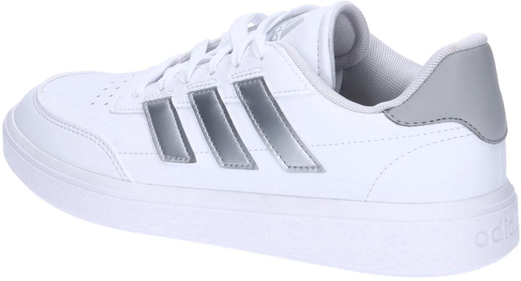 Кроссовки Adidas Courtblock Women cloud white/silver metallic/grey two