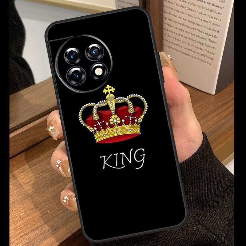 King Queen Art Case For OnePlus 15R 13R 13T 12R 15 13 12 11 10 Pro 10T Nord CE 3 4 Lite N20 N30 Nord 5 Cover