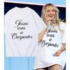 Jesus War Zimmermann T-Shirt Sabrina Carpenter Fans Unisex Rundhals Kurzarmshirts T-Shirt Blumendruck Kurzarm