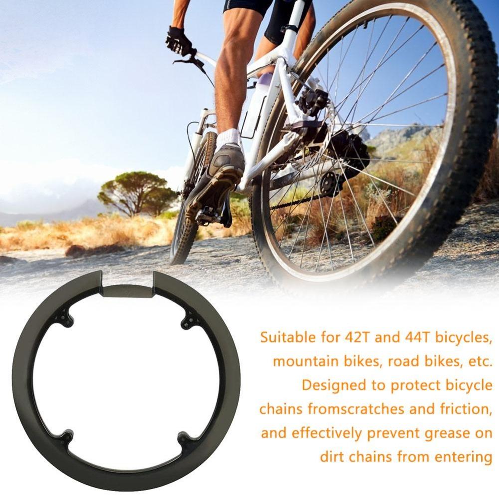 With 4 Screws Bicycle Sprocket Guard Lightweight Bike Crankset Protector Outdoor Cycling