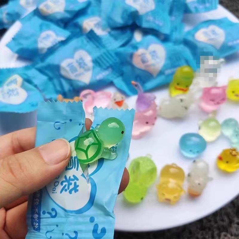 Glowing 3D Cartoon Animal Blind Bag Toy Figurine - Children's Summer Gift