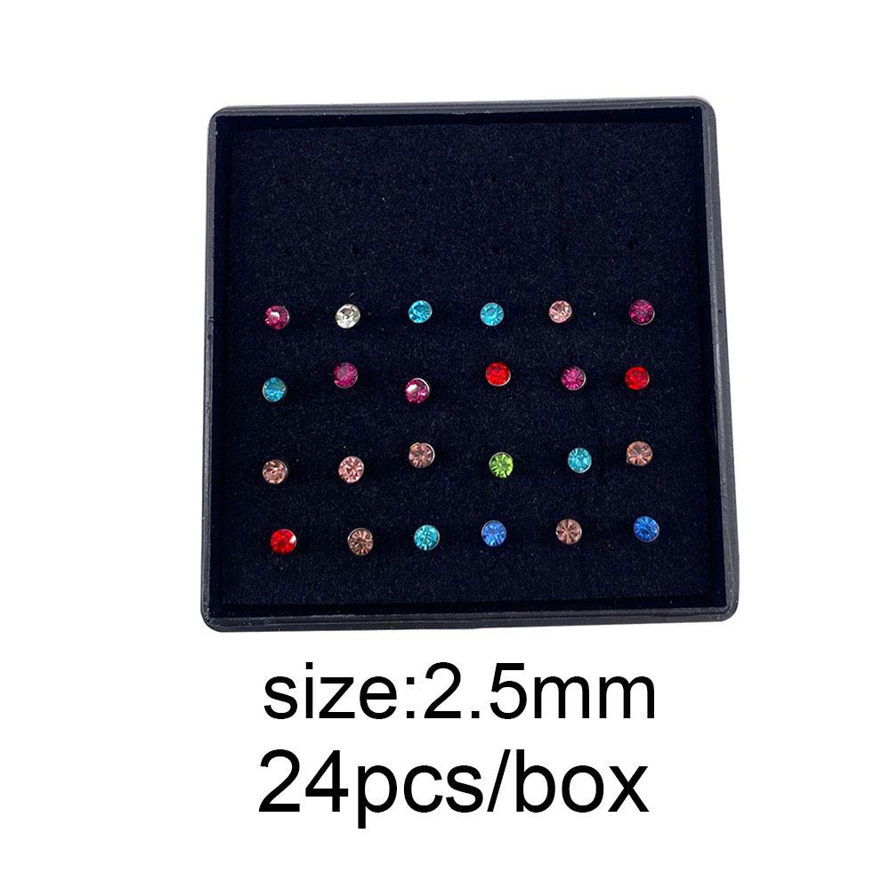Stainless Steel Boxed Nose Studs and Rings: 60/40 Pieces, 1.5-3.0mm, Straight & L-Shaped Bar
