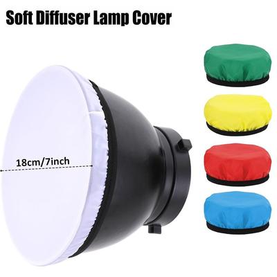 Nieuwe Witte Zachte Licht Diffusor Sok Standaard 7" 180mm Diffusor Doek Nylon Doek Filter