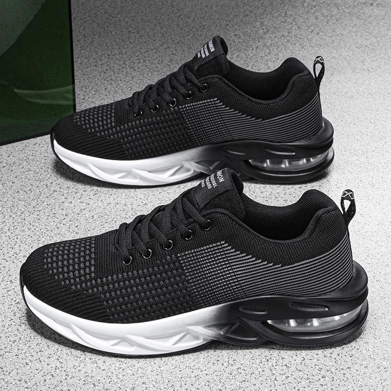 

Yrzl Men Running Shoes New Trend Breathable Mesh Lightweight Shoes For Men Non Slip Soft Sole Comfortable Walking Sneakers 39