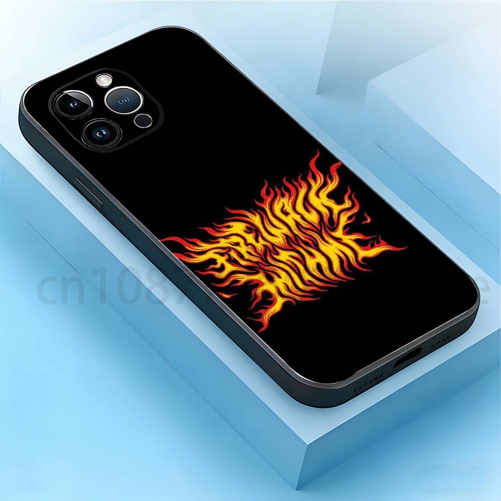 Light my fire Phone Case For iPhone 17,16,15,14,13,12,11,Pro,Max,Plus,Mini, Anti Fall Black Matte Soft Bumper iPhone17