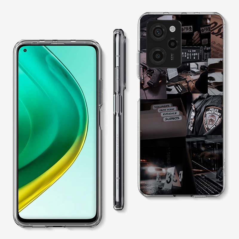Police FBI Phone Case For Xiaomi Poco F7 Ultra X7 X5 X6 F6 Pro M5S M6 X3 X4 Mi 15 14 12T 11T 10T F5 F3 M4 Pro 11 Lite Cover Clea