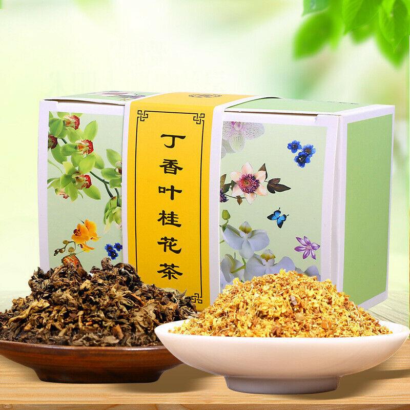 Clove Osmanthus Healthy Herbal Tea 40g Dingxiangguihua Cha Organic Qingrun Tea