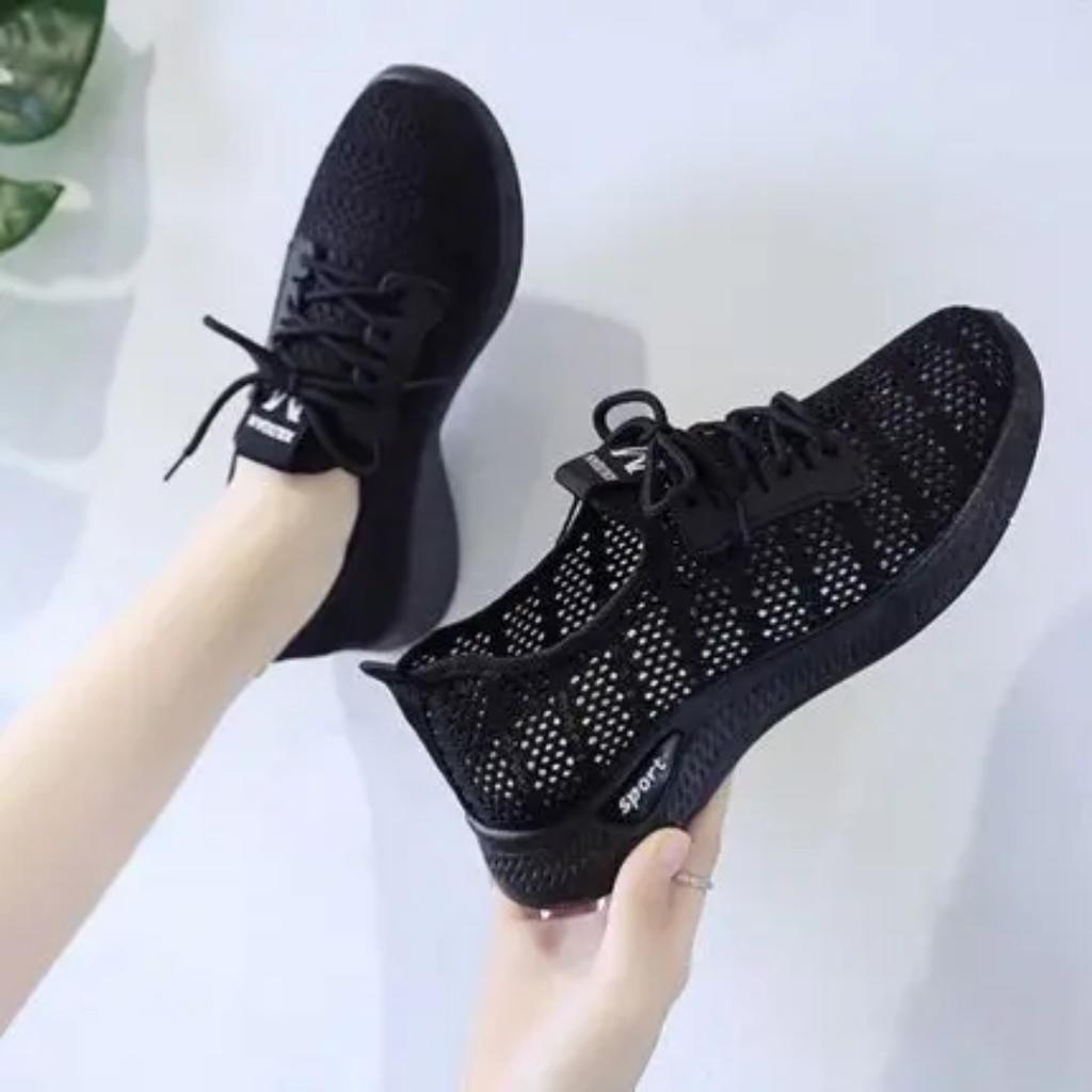 Women Shoes 2025 Mesh Breathable Flat Shoes Women Platform Wedge Sneakers Women Hollow Out Casual Shoes Zapatillas De Mujer