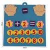 Supplies Felt Math Toy Montessori Toys Children Finger Numbers Toys Kids Early Educational Toy
