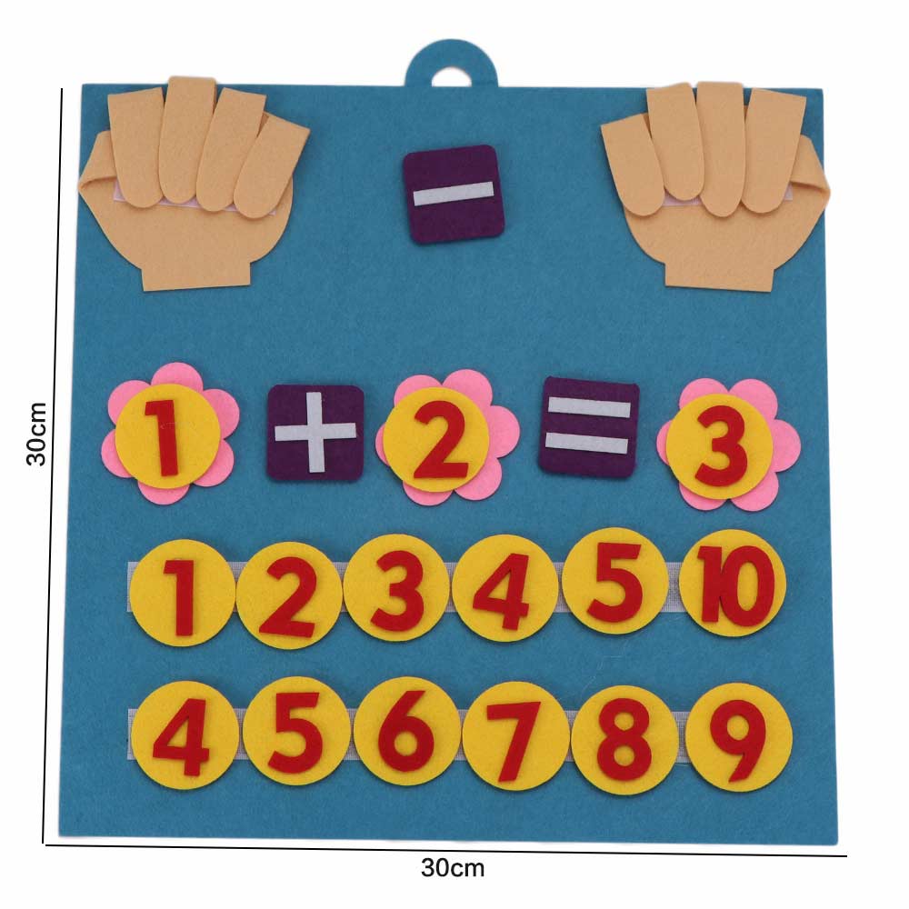 Supplies Felt Math Toy Montessori Toys Children Finger Numbers Toys Kids Early Educational Toy