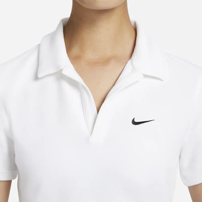 Nike Sportswear Essential Women's Short-Sleeve Polo Top White DV7885-100