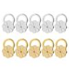 10pcs Comfortable Earring Backs Stylish Earring Backs with Pig Nose/Flower Shape Unique Lifters for Heavy Earrings